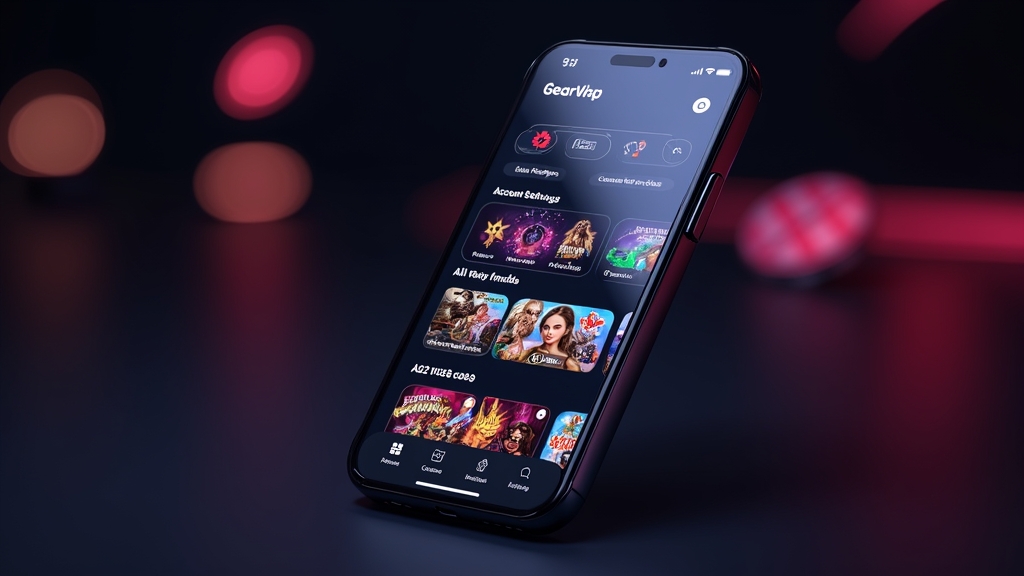 Aufgeräumte mobile Oberfläche der Granawin App mit Kontobereich und Favoriten